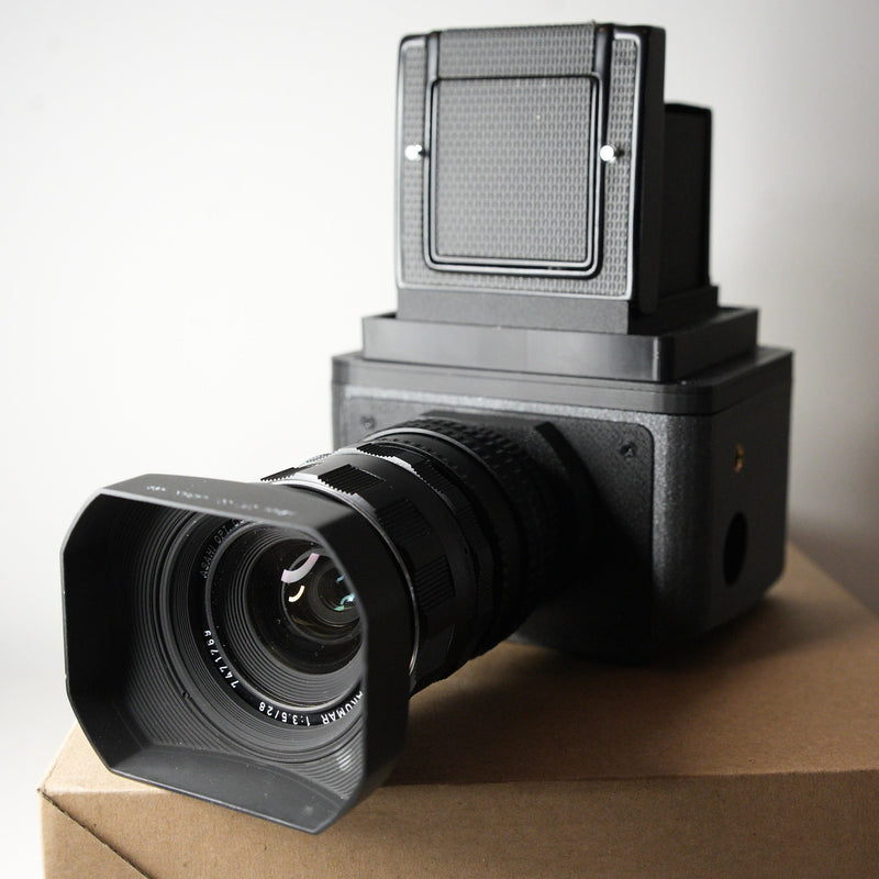 m42 lens w/ mamiya finder